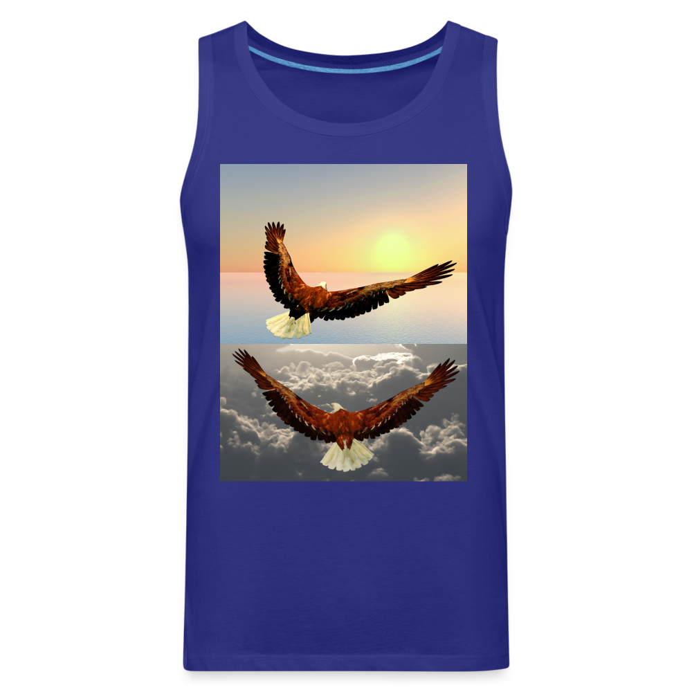Adult Stars & Stripes T-Shirt | LAT Code Five™ 3976 - royal blue