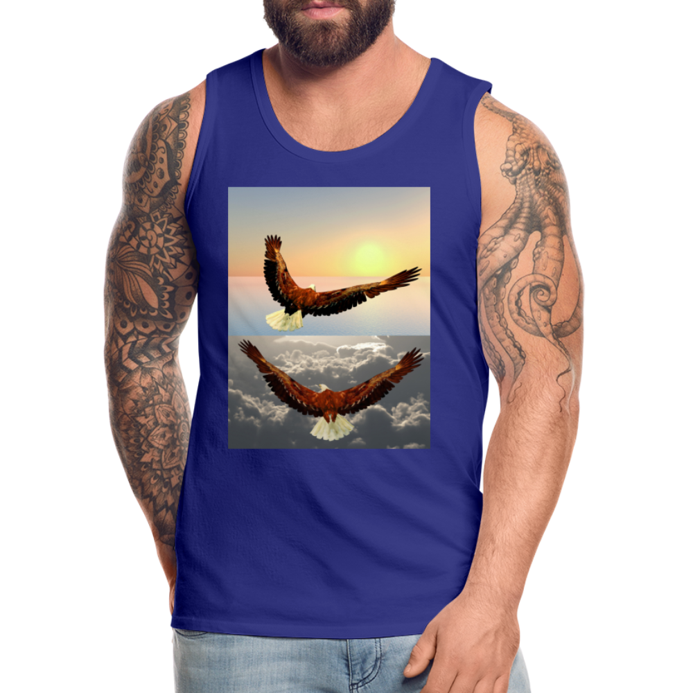Adult Stars & Stripes T-Shirt | LAT Code Five™ 3976 - royal blue