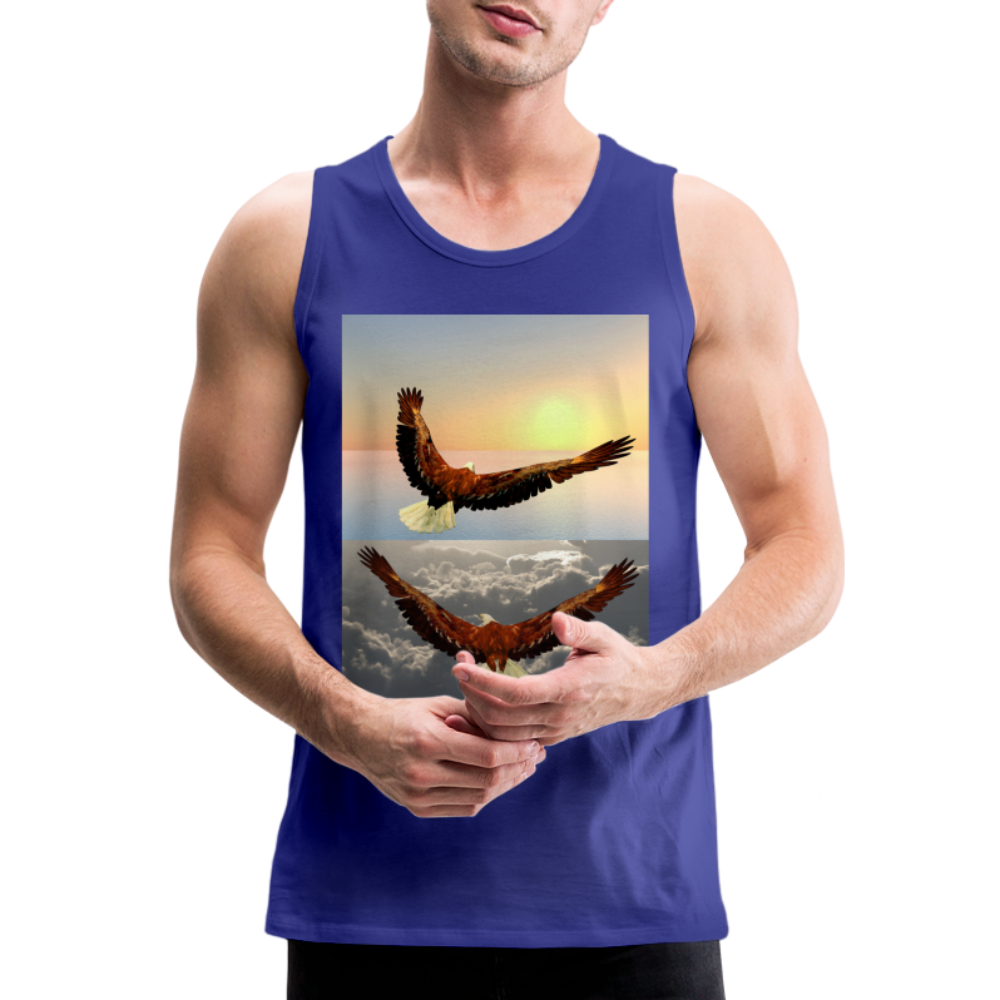Adult Stars & Stripes T-Shirt | LAT Code Five™ 3976 - royal blue