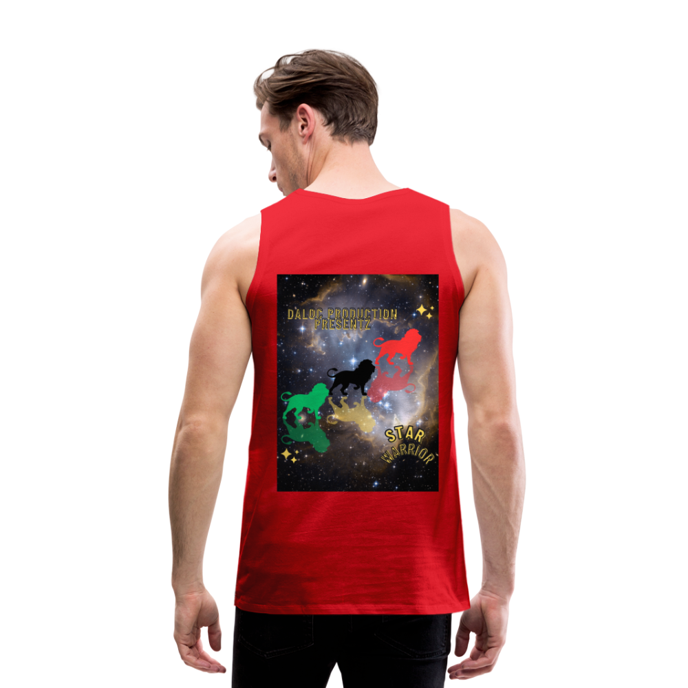 Adult Stars & Stripes T-Shirt | LAT Code Five™ 3976 - red