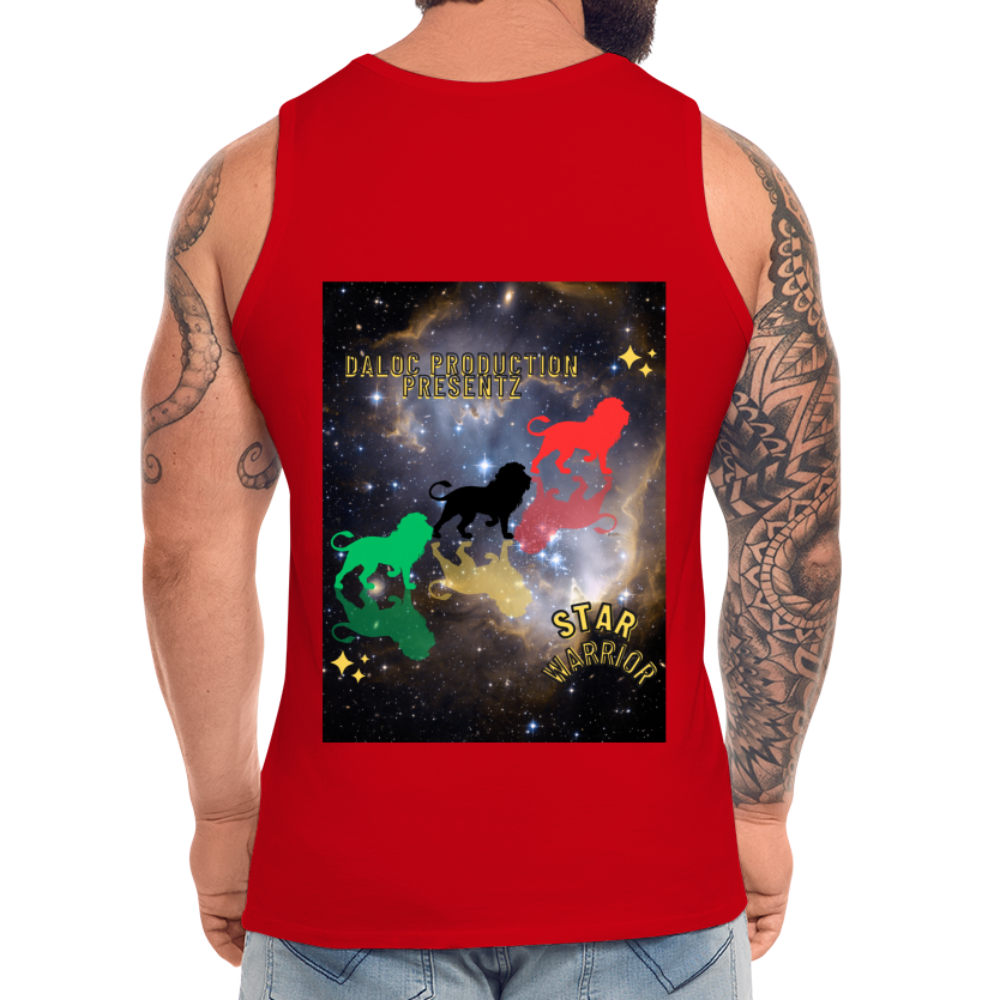 Adult Stars & Stripes T-Shirt | LAT Code Five™ 3976 - red