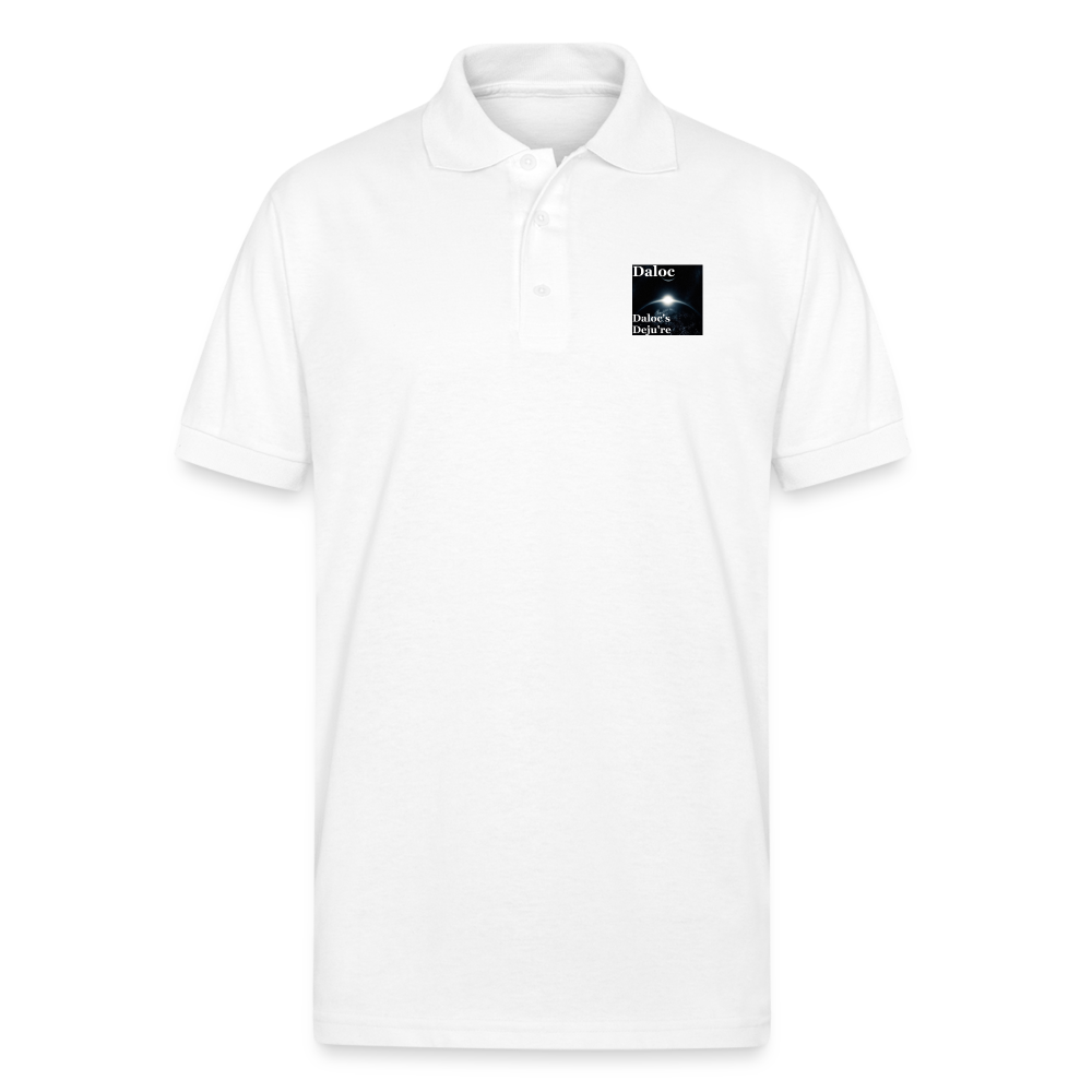 Gildan Men’s 50/50 Jersey Polo - white