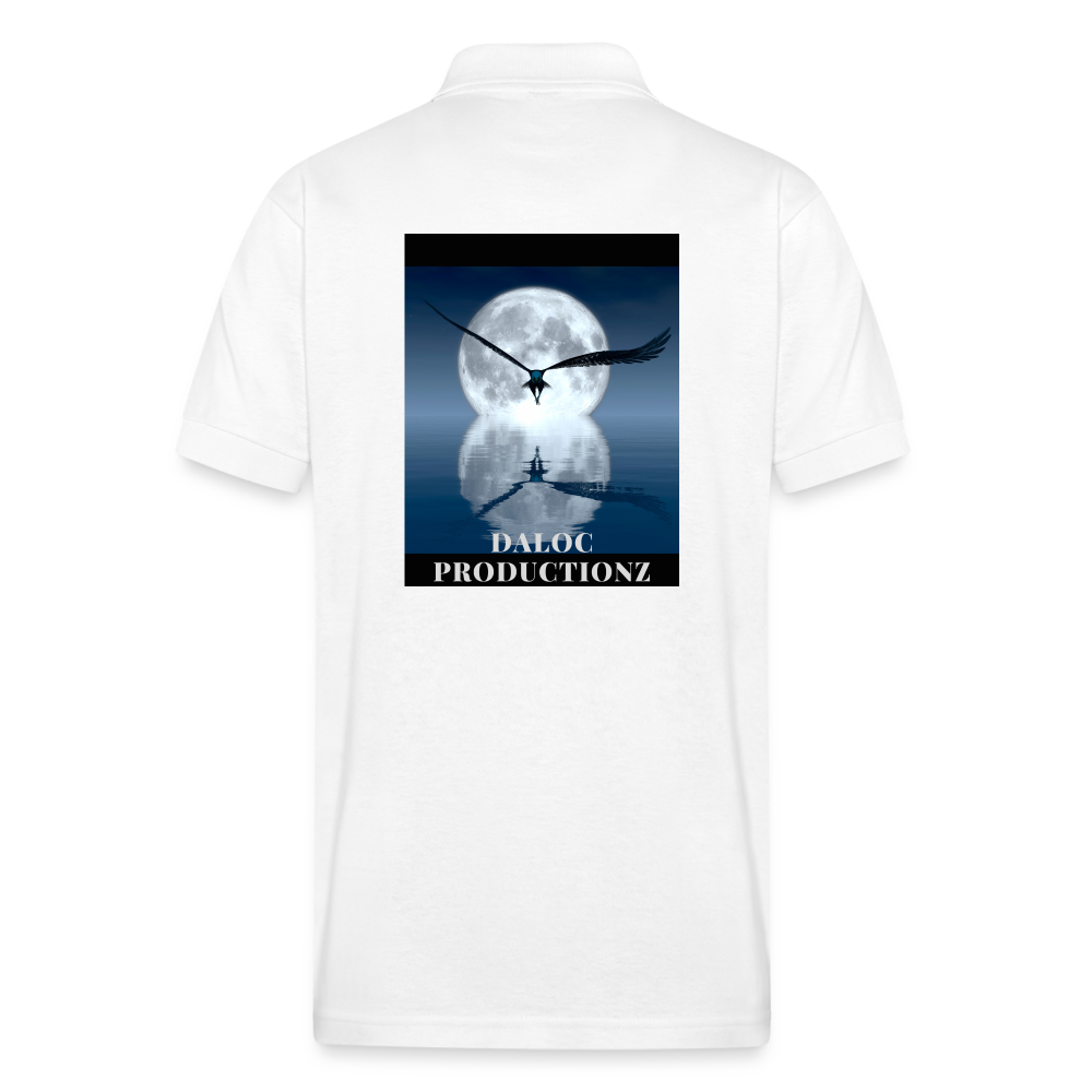 Gildan Men’s 50/50 Jersey Polo - white