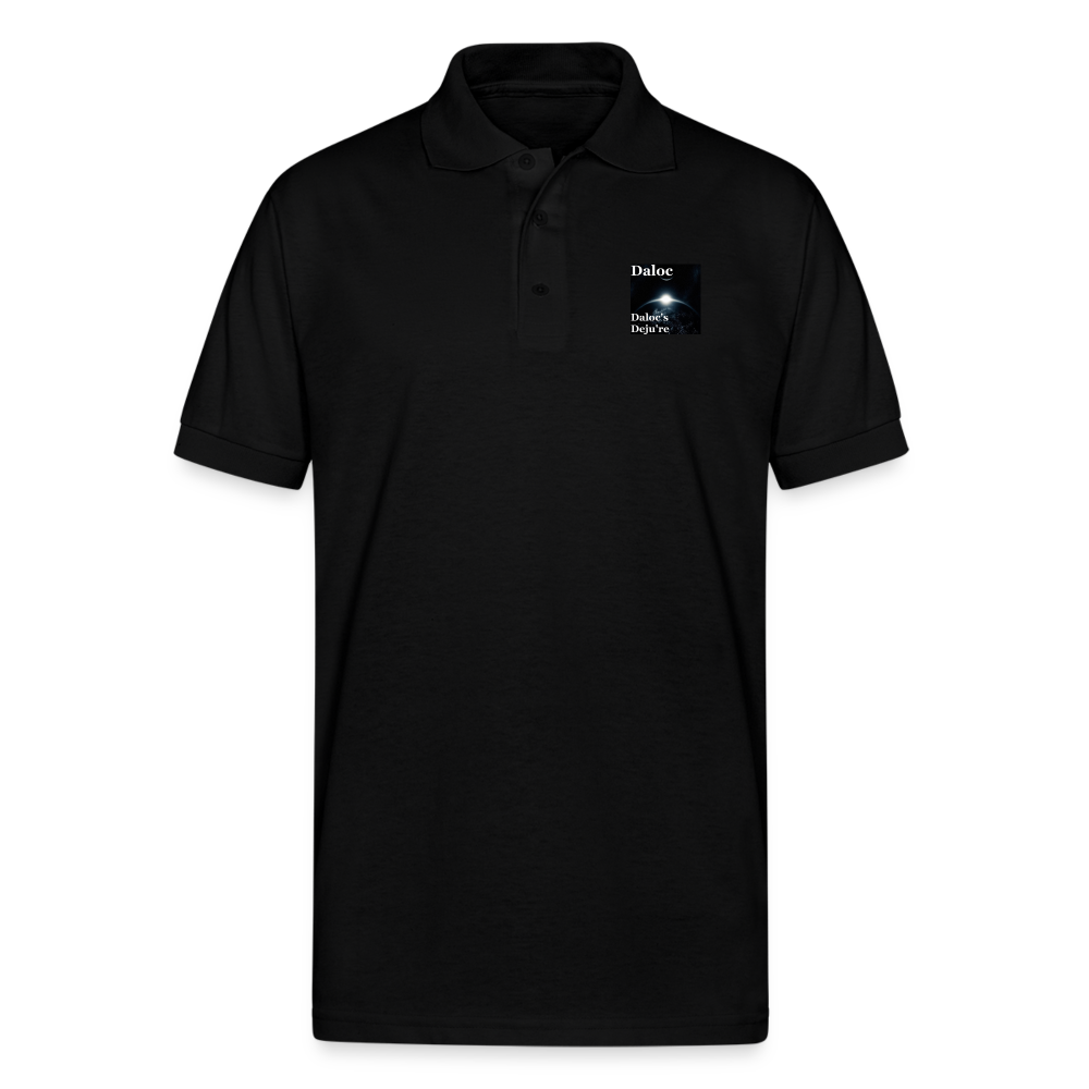 Gildan Men’s 50/50 Jersey Polo - black