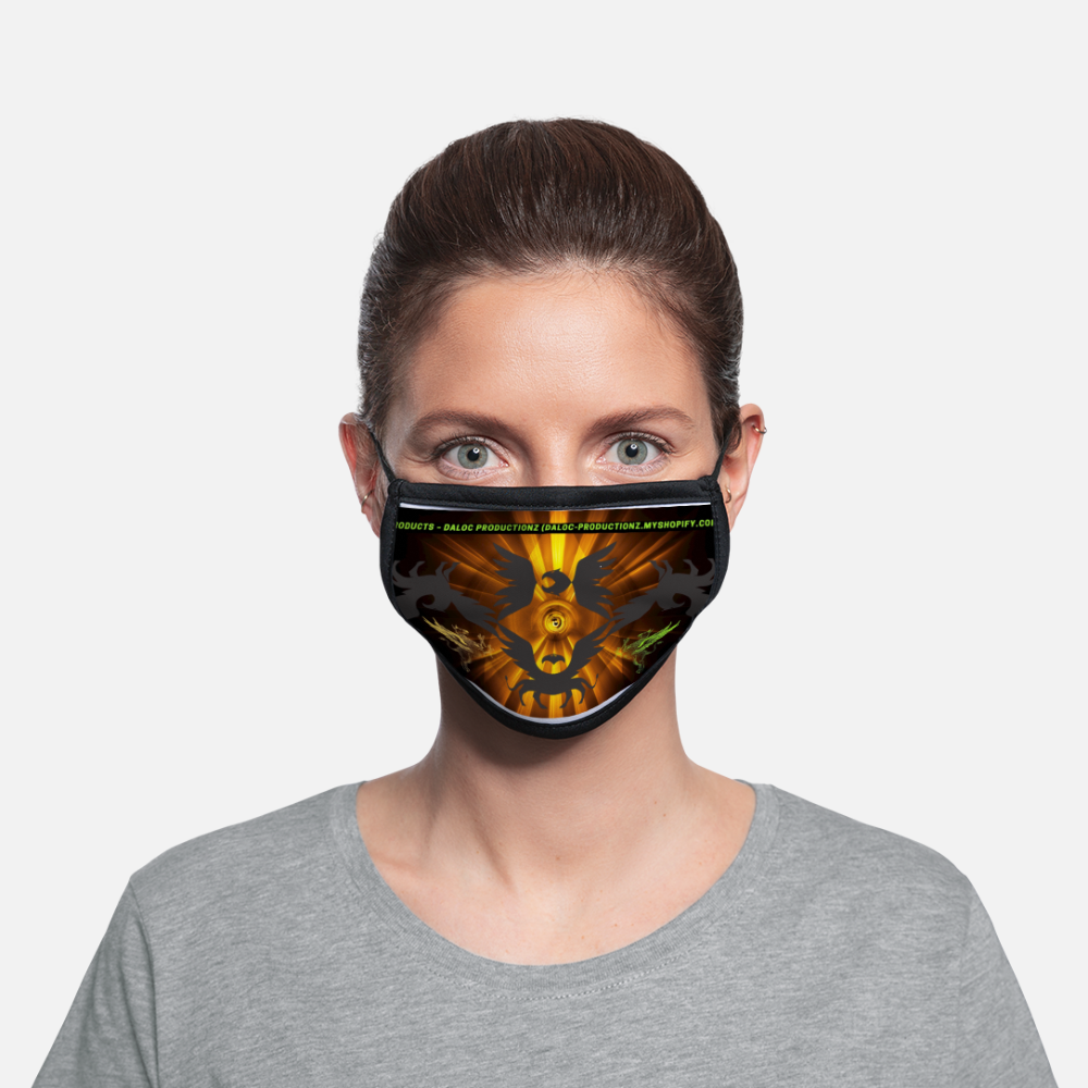 Adjustable Contrast Face Mask (Small) - white/black