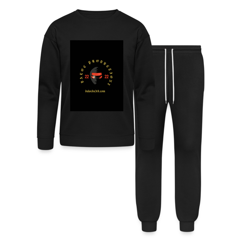 Bella + Canvas Unisex Lounge Wear Set - black