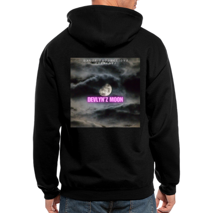 DEVLYN'Z MOON HOODIE - black