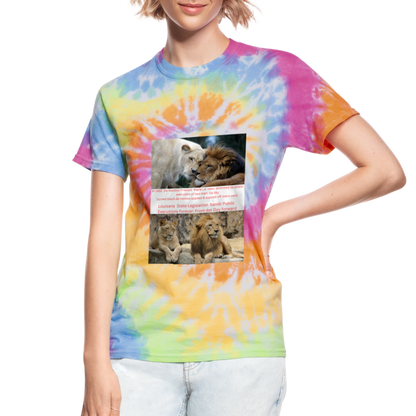 Unisex Tie Dye T-Shirt - rainbow