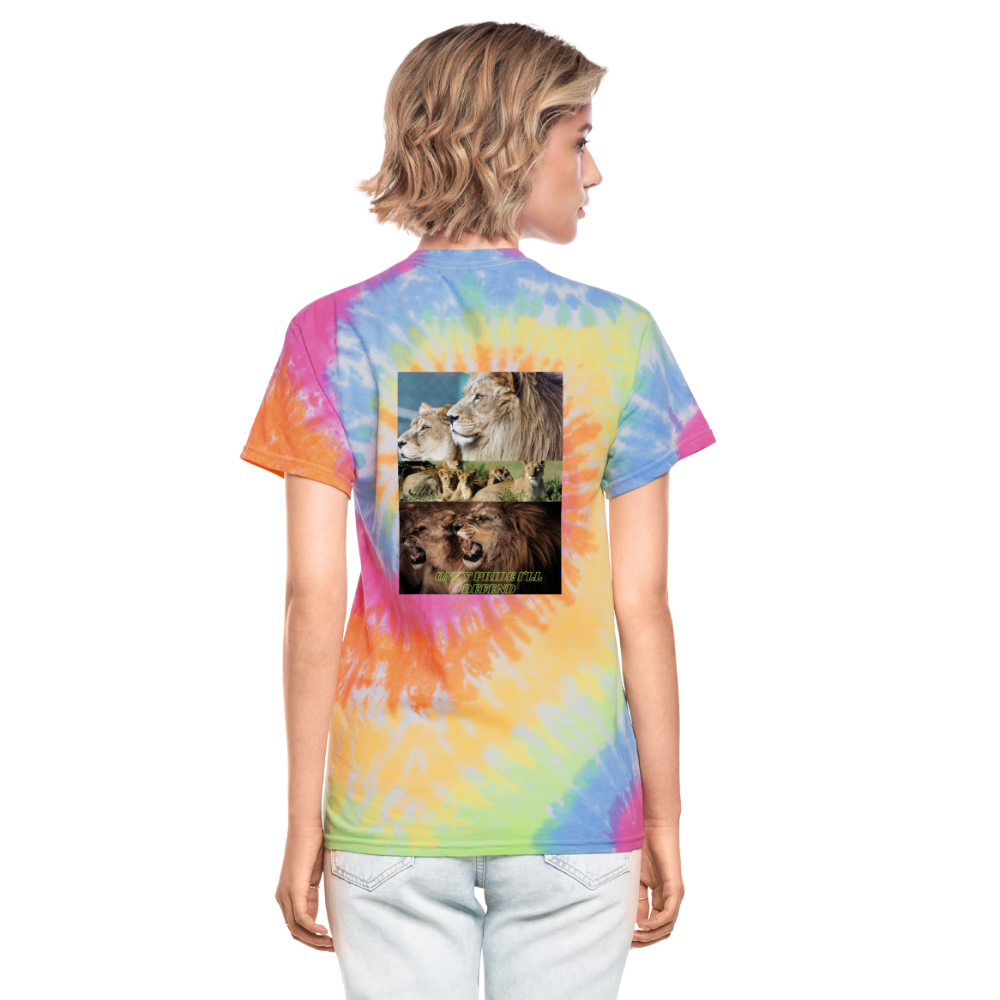 Unisex Tie Dye T-Shirt - rainbow