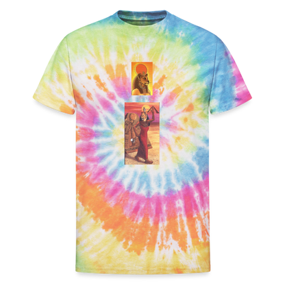 Unisex Tie Dye T-Shirt - rainbow