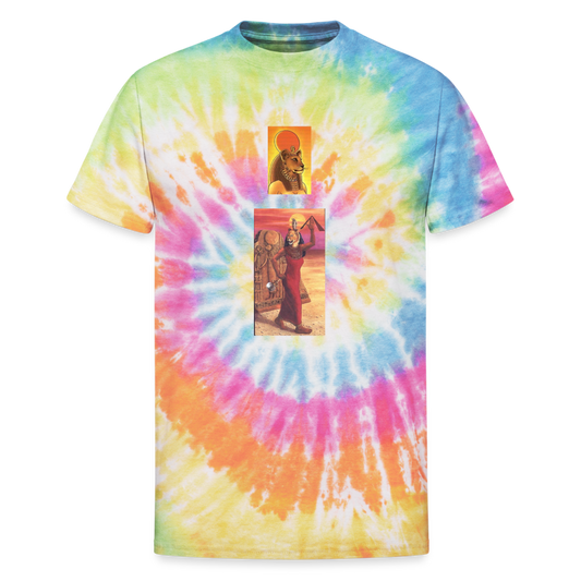 Unisex Tie Dye T-Shirt - rainbow