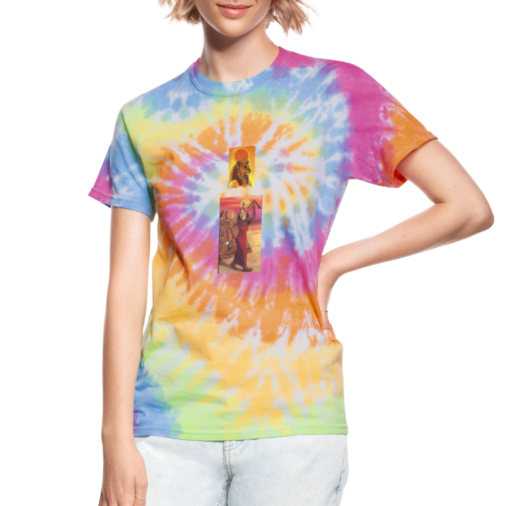 Unisex Tie Dye T-Shirt - rainbow