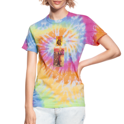 Unisex Tie Dye T-Shirt - rainbow