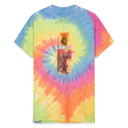 Unisex Tie Dye T-Shirt - rainbow