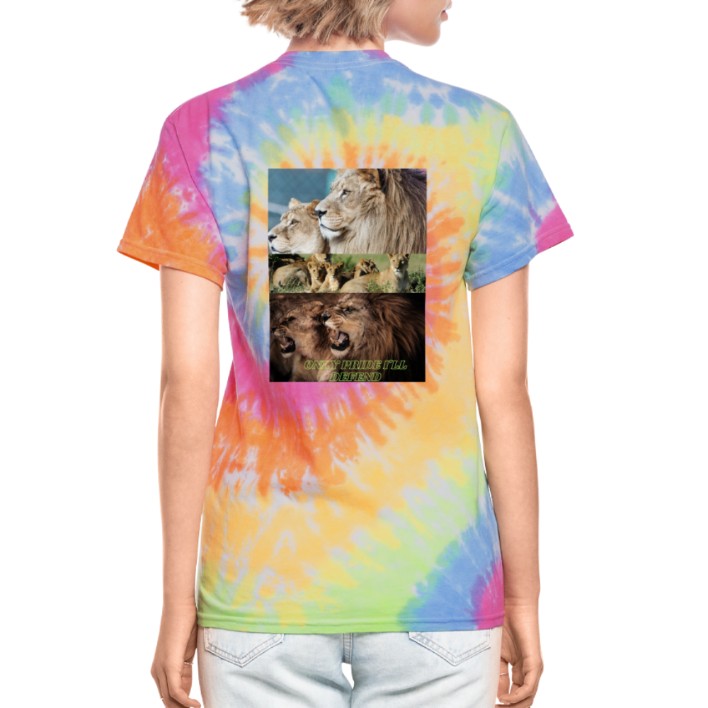 Unisex Tie Dye T-Shirt - rainbow