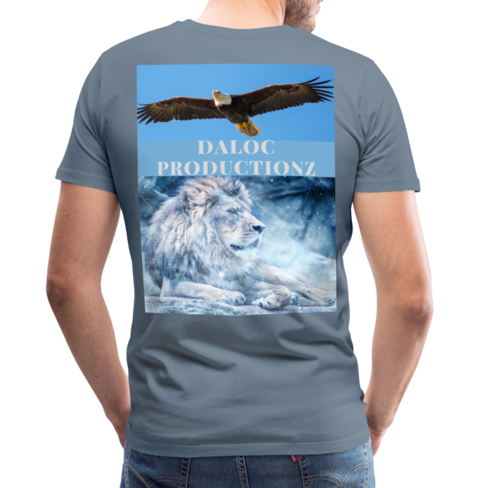 Men's Premium T-Shirt - steel blue