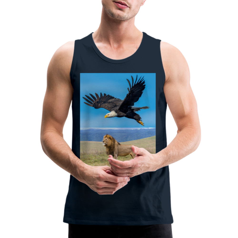 Men’s Premium Tank - deep navy