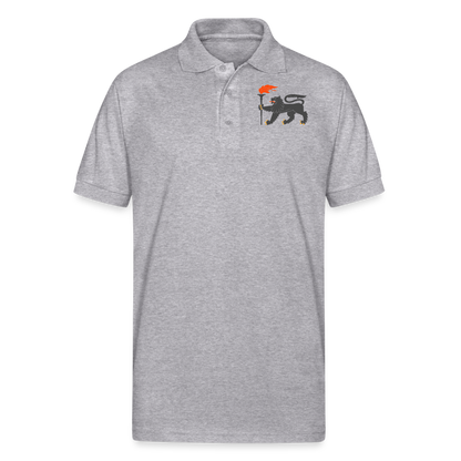 Gildan Men’s 50/50 Jersey Polo - heather gray