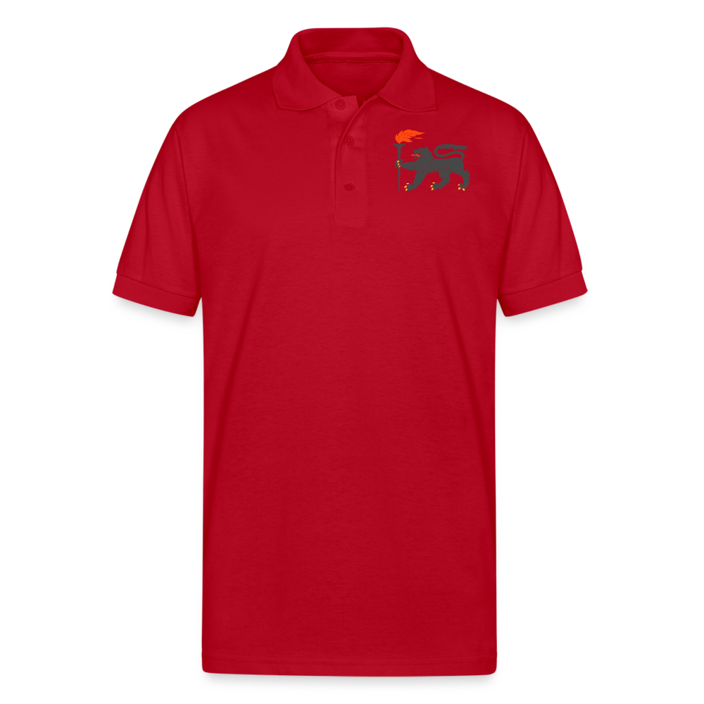 Gildan Men’s 50/50 Jersey Polo - red