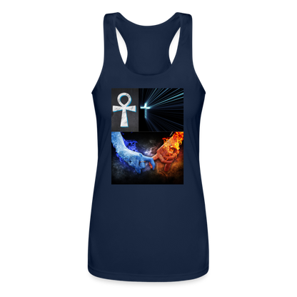 Women’s Performance Racerback Tank Top - navy