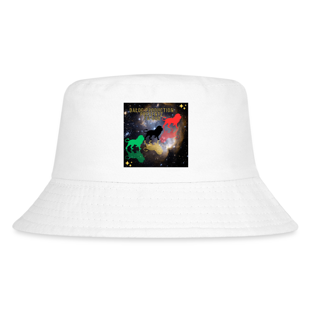 Kid's Bucket Hat - white