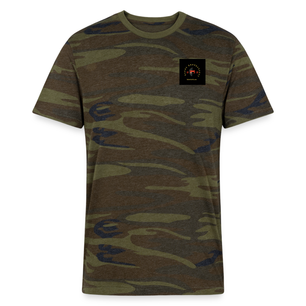 Alternative Unisex Eco Camo T-Shirt - green camo