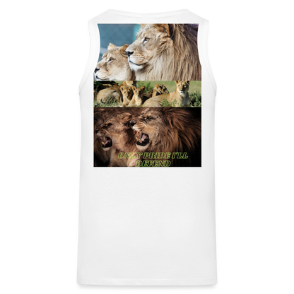 Men’s Premium Tank - white