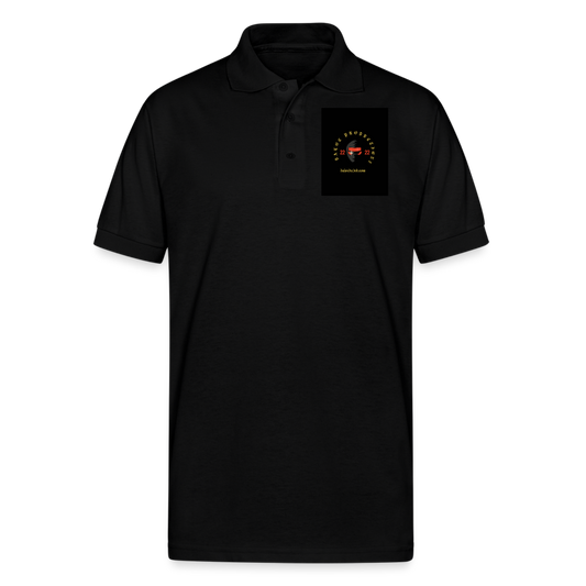 Gildan Unisex 50/50 Jersey Polo - black