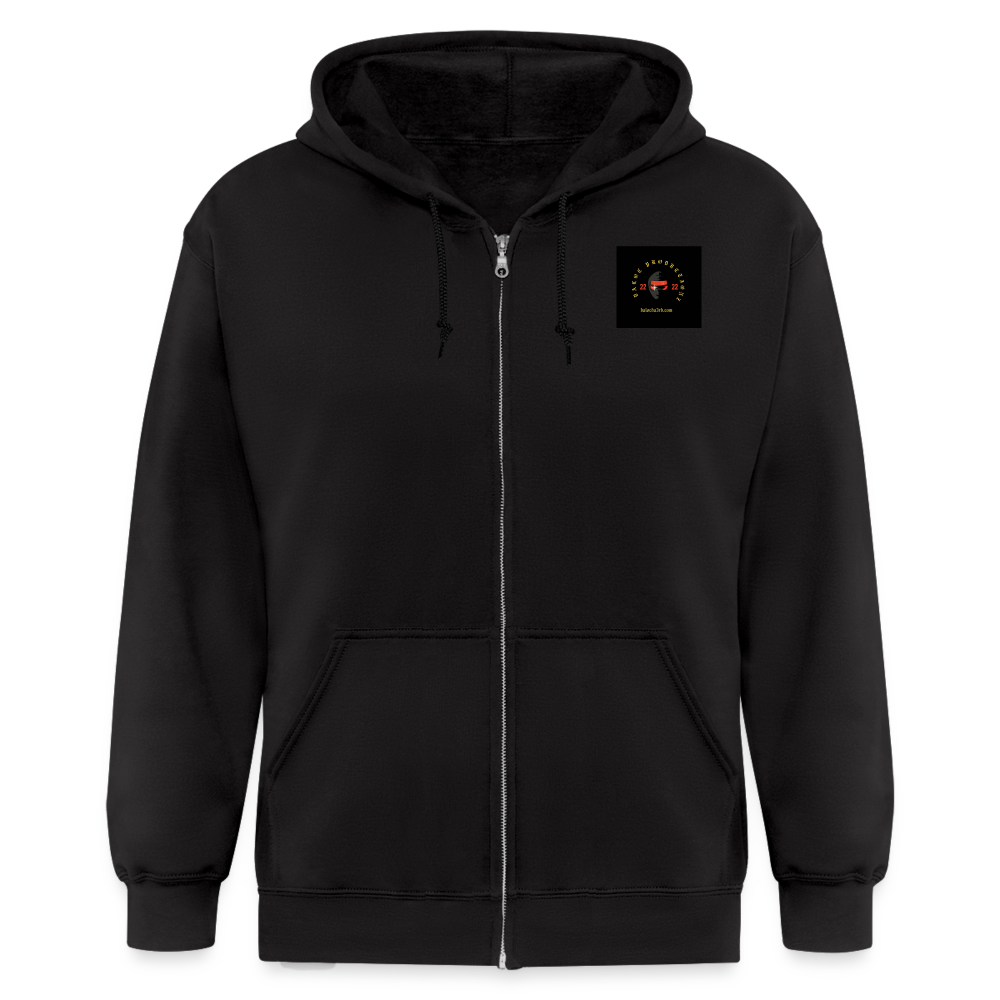 Men's Zip Hoodie - black