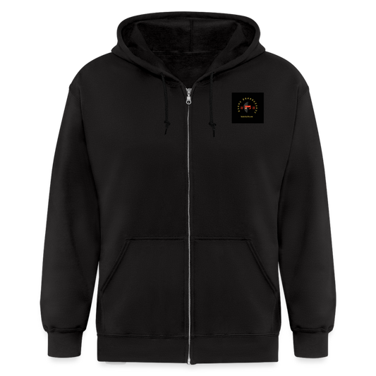 Men's Zip Hoodie - black