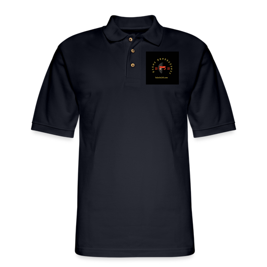 Men's Pique Polo Shirt - midnight navy