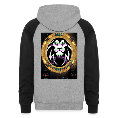 Colorblock Hoodie - heather gray/black